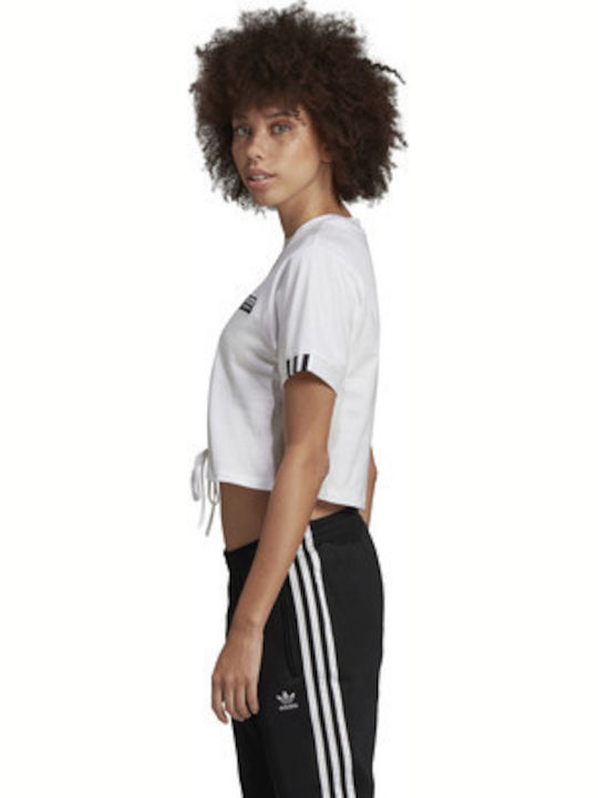 Adidas store ruched tee