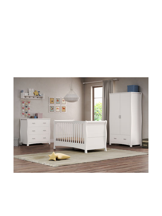 Casababy Leagăn London Alb Cu Saltea