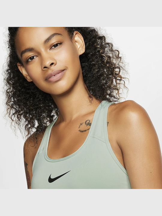 Pro Classic Swoosh Damen Sport-BH Türkis