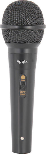QTX Sound DM11 Δυναμικό Μικρόφωνο XLR Χειρός για Φωνητικά
