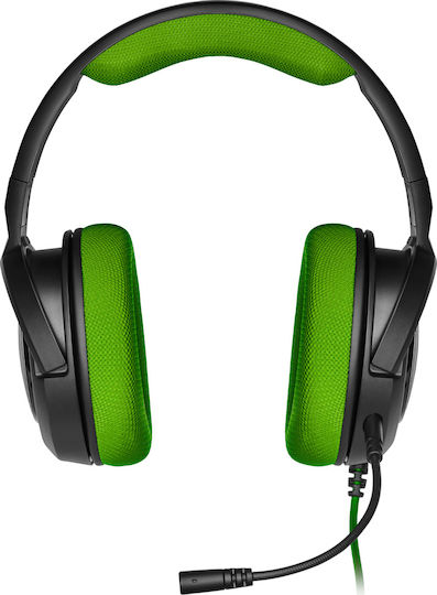 Corsair HS35 Over Ear Gaming Headset with Connection 3.5mm Green