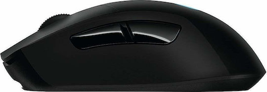 Logitech G703 Lightspeed (Hero) Ασύρματο RGB Gaming Ποντίκι 16000 DPI Μαύρο