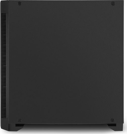 Sharkoon Elite Shark CA200M Gaming Midi Tower Computer Case with Side Window and RGB Lighting Black