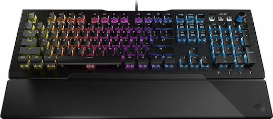 Roccat Vulcan 121 Aimo Gaming Tastatură Mecanică cu Titan Linear comutatoare și iluminare RGB (Engleză US)