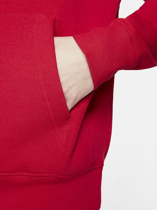 Club Sweatshirt With Hood University Red