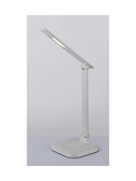 Globo Lighting Davos LED Schreibtischlampe faltbar in Weiß Farbe
