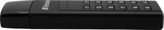 Verbatim Keypad Secure 64GB USB 3.2 Стик Черен