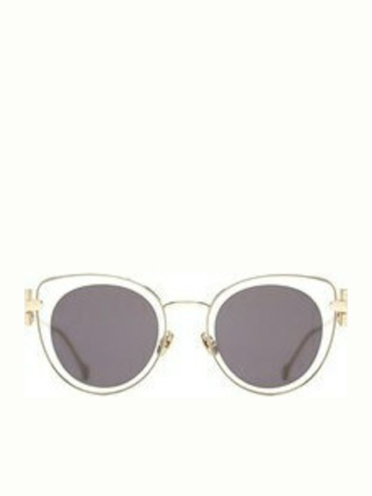 Salvatore Ferragamo Women's Sunglasses with Gold Metal Frame SF 182S 043