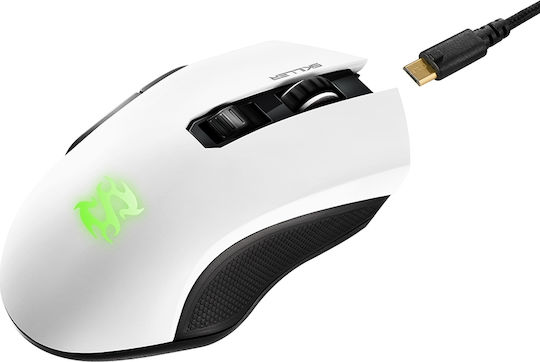 Sharkoon Skiller SGM3 Ασύρματο RGB Gaming Ποντίκι 6000 DPI Λευκό