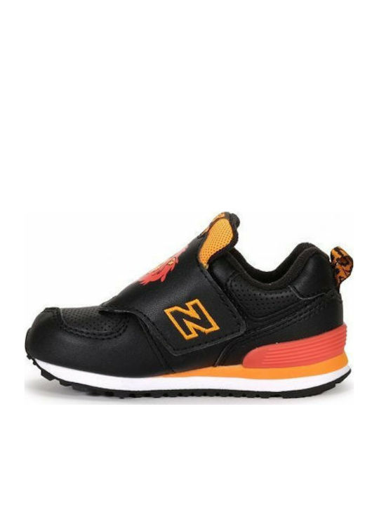 Kinder Sneakers mit Klettverschluss Schwarz