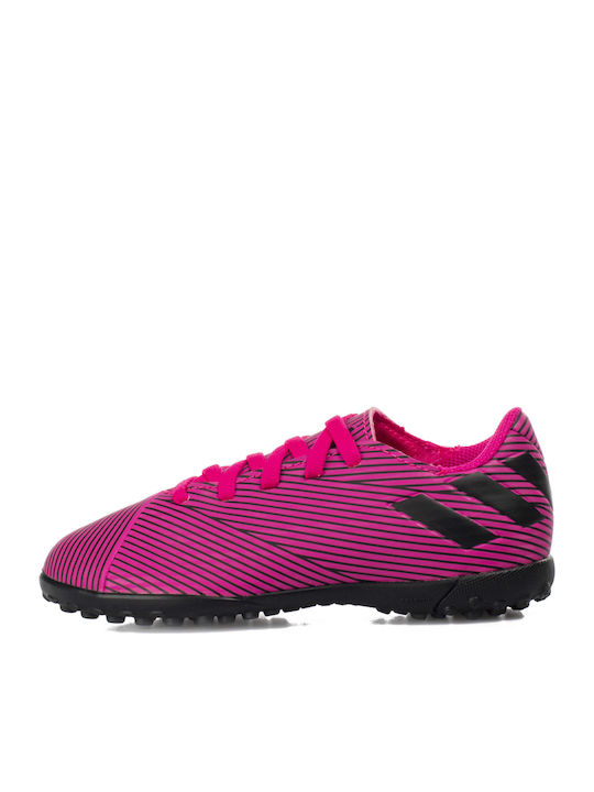 Adidas Παιδικά Ποδοσφαιρικά Παπούτσια Nemeziz 19.4 TF με Σχάρα Φούξια