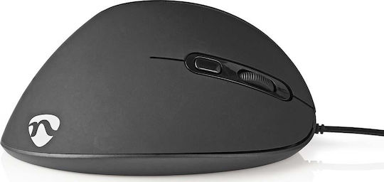 Nedis Wired Ergonomic Vertical Mouse Black