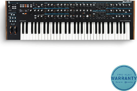 Novation Synthesizer Summit με 61 Δυναμικά Πλήκτρα Μαύρο
