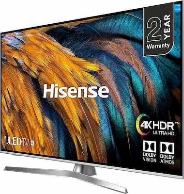 Hisense Smart Τηλεόραση 50" 4K UHD LED H50U7B HDR (2019)