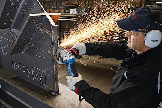 Bosch GWX 19-125 S Τροχός 125mm Ρεύματος 1900W με Ρύθμιση Στροφών