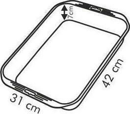 Tescoma Aluminum Baking Pan 31x42cm