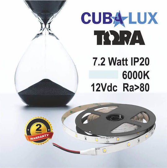 Cubalux LED Strip 12V Cold White Light 5m Type SMD2835