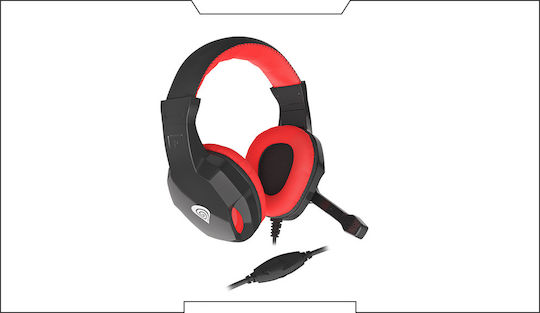 Genesis Argon 110 On Ear Gaming Headset με σύνδεση 3.5mm Κόκκινο