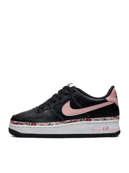 Nike Παιδικά Sneakers Air Force 1 Vintage Floral Black / Pink Tint / White