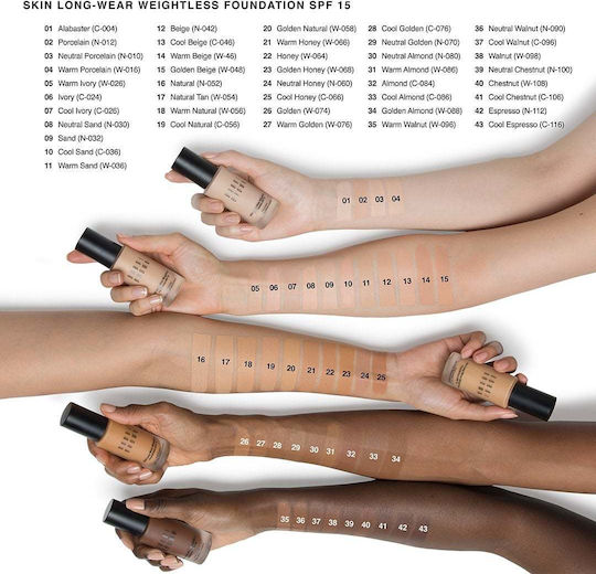 Skin Long-Wear Weightless Liquid Foundation SPF15 Neutral Porcelain 30ml