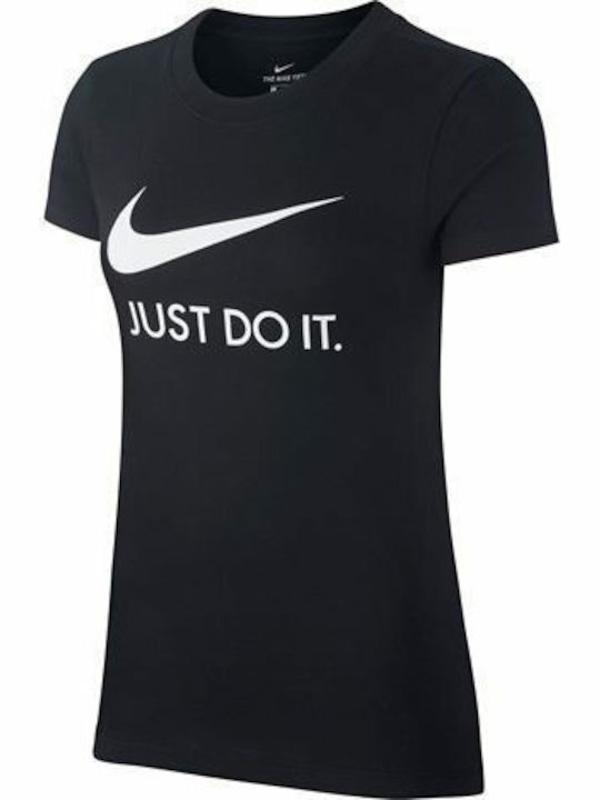 nike just do it shirt black and white