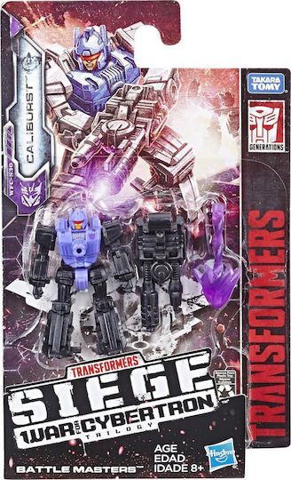 Action Figure War for Cybertron Siege Battle Masters S30 Caliburst Transformers for 6+ years old Years