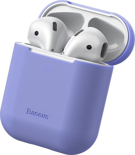 Baseus Ultrathin Series Silicone Case Purple for Apple AirPods