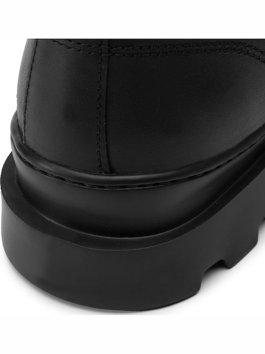 Brutus Leather Black Men's Boots Anatomical