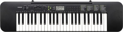 Casio Tastatur CTK-240 mit 49 Standard Berührung Tasten Schwarz