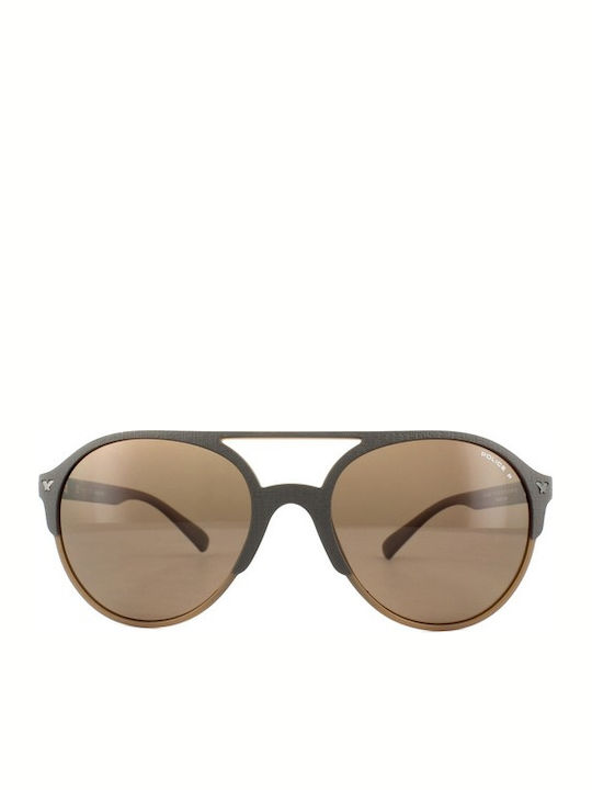 Police Men's Sunglasses with Multicolour Metal Frame and Brown Mirror Lens SPL-163-94CP