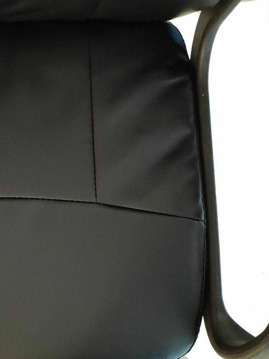 Ava Office Chair with Fixed Arms Black ArteLibre