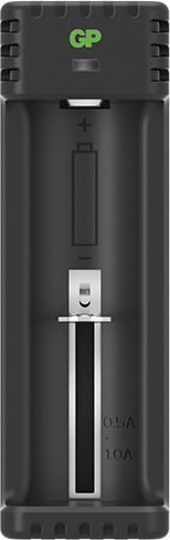 GP Batteries L111 USB Φορτιστής Μπαταριών Li-ion Μεγέθους 18650/26650/14500 Σετ με 1x 18650 2600mAh