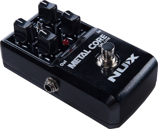 NUX Πετάλι Distortion Ηλεκτρικής Κιθάρας Metal Core Deluxe