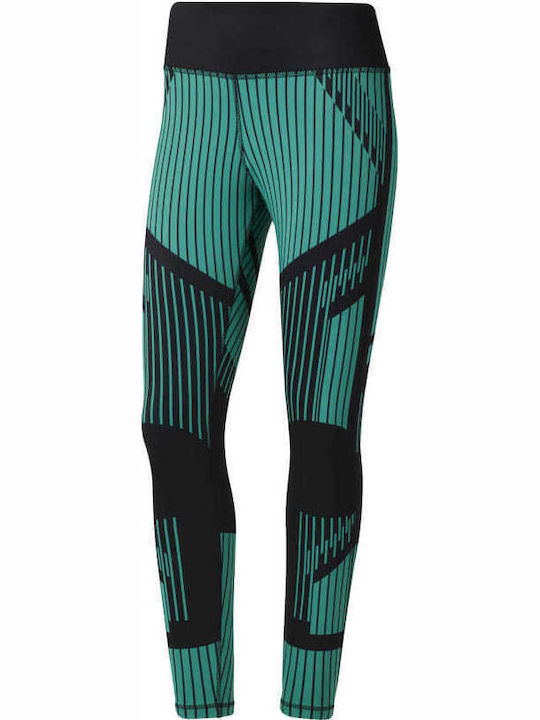 Cardio Lux Bold 7/8 Moto 2.0 Women's Long Training Legging High Waisted Turquoise