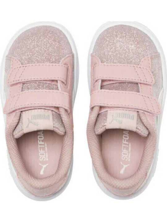 Smash Glitz Glam Παιδικά Sneakers με Σκρατς Ροζ