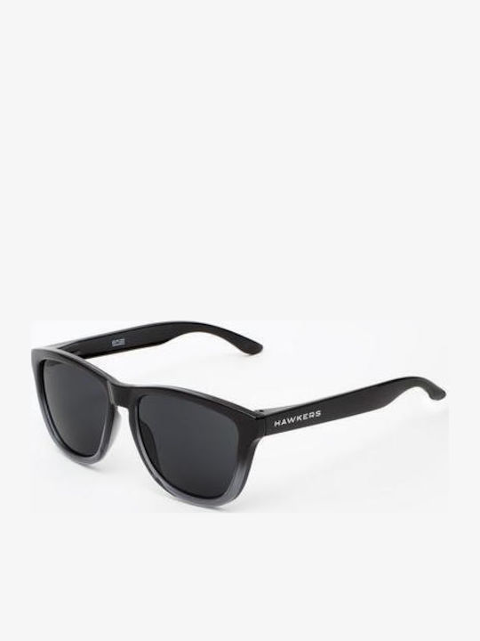 Hawkers Dark One Unisex Γυαλιά Ηλίου με Μαύρο Κοκκάλινο Σκελετό και Μαύρο Φακό HKRS2028