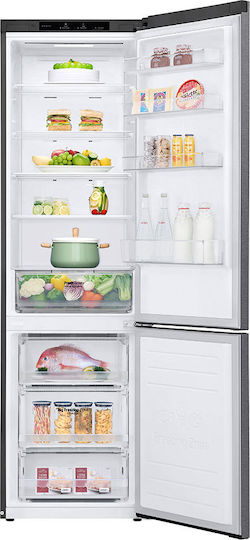 LG Ψυγειοκαταψύκτης 384lt Total NoFrost Υ203xΠ59.5xΒ68.2εκ. Inox GBP32DSLZN