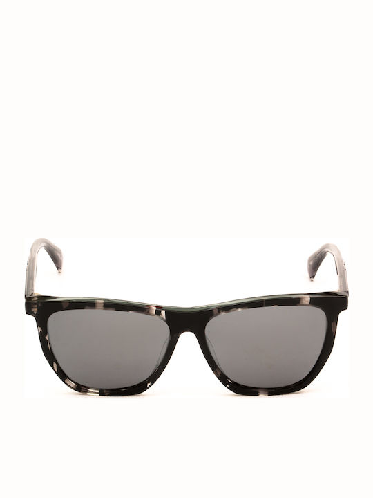 Just Cavalli Women's Sunglasses with Black Plastic Frame and Black Lens JC837S 55C