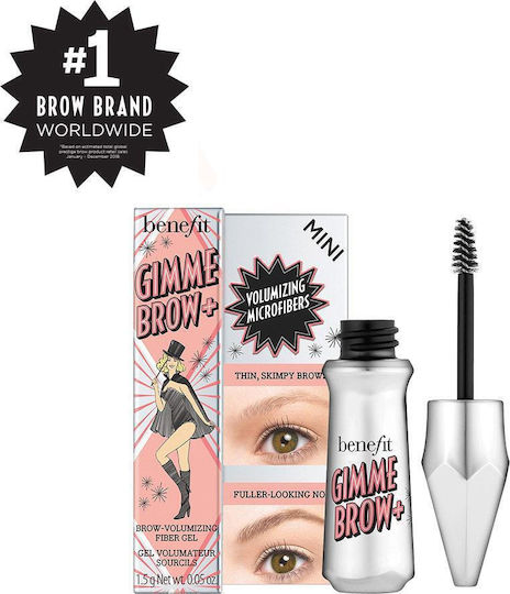 Benefit Gimme Brow+ Mini Volumizing Mini Mascara για Φρύδια 3 Neutral Light Brown