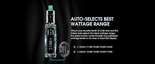 Innokin Adept Zlide Kit Box Mod 2ml Cu Baterie Încorporată 3000mAh Cer Albastru