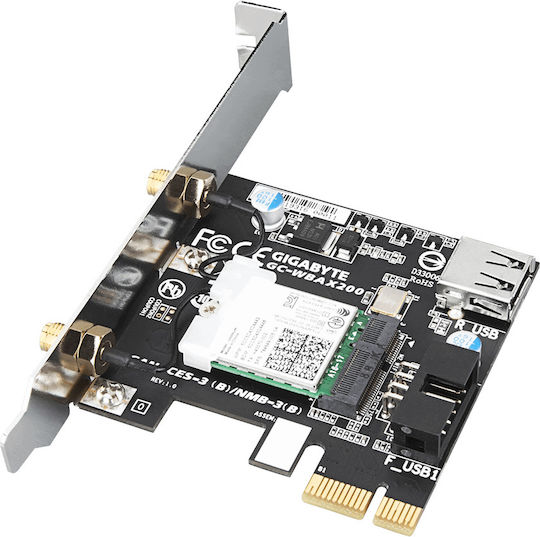 Gigabyte Ασύρματη Κάρτα Δικτύου Wi‑Fi 6 (2400Mbps) PCI-e