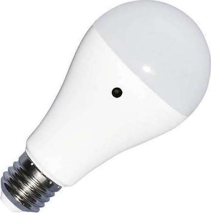 V-TAC VT-2016 LED Bulb 9W 112mm for Socket E27 and Shape A60 Warm White 806lm with Photocell