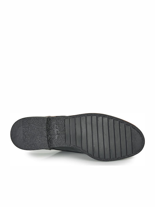 Griffin Lane Δερμάτινα Γυναικεία Oxfords σε Μαύρο Χρώμα