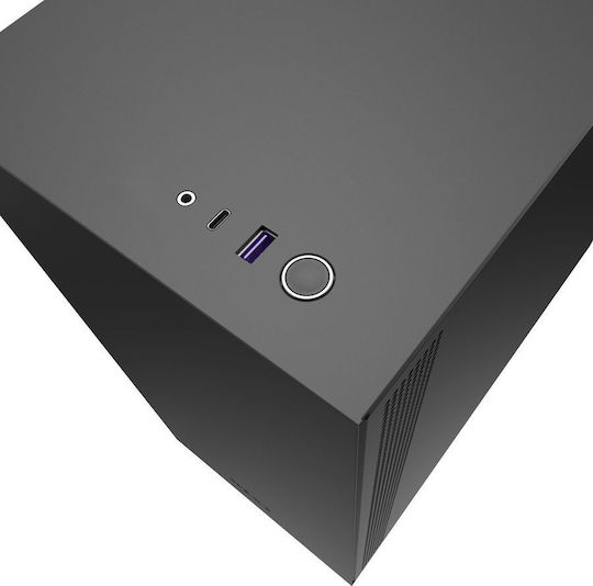 NZXT H510i Gaming Midi Tower Κουτί Υπολογιστή με Πλαϊνό Παράθυρο και RGB Φωτισμό Μαύρο