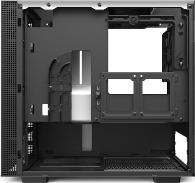 NZXT H210 Gaming Mini Tower Κουτί Υπολογιστή με Πλαϊνό Παράθυρο Λευκό