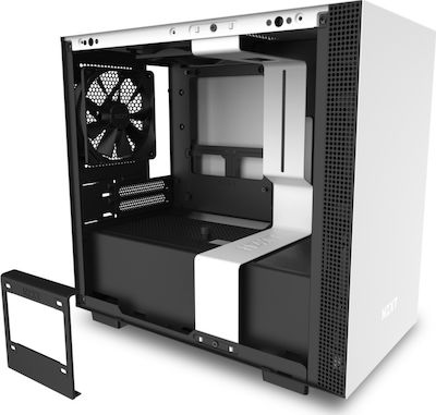 NZXT H210 Gaming Mini Tower Κουτί Υπολογιστή με Πλαϊνό Παράθυρο Λευκό
