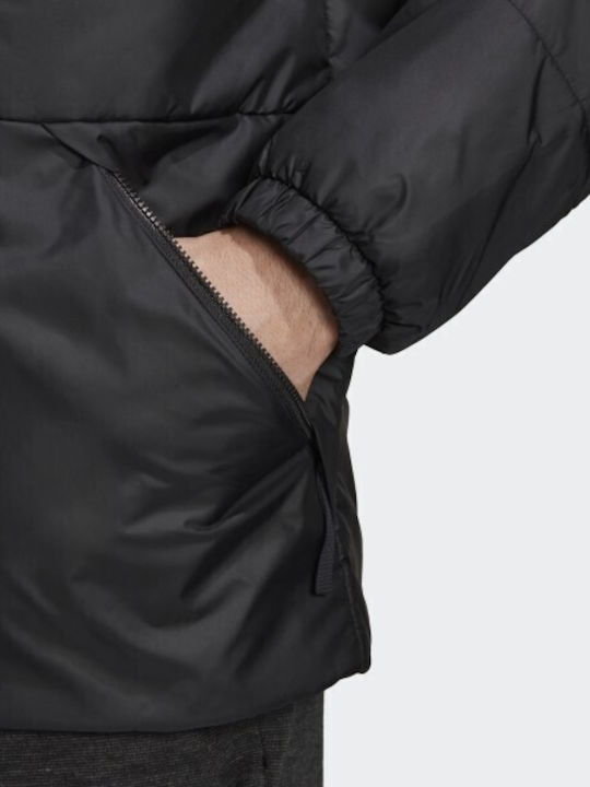 BSC 3-Stripes Insulated Winter Jacket Puffer Black