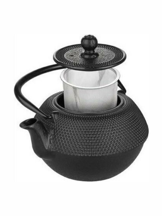 Ibili Oriental Tea Set with Filter Cast Iron in Black Color 300ml 1pcs