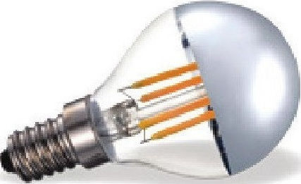 VK Lighting LED Bulb 4W 75mm for Socket E14 and Shape G45 Warm White 350lm Dimmable