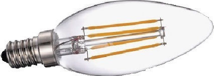 VK Lighting LED Bulb 3.5W 98mm for Socket E14 Warm White 400lm